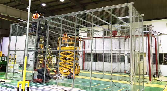 車間隔斷防護欄/框架護欄網 車間隔斷防護欄/框架護欄網