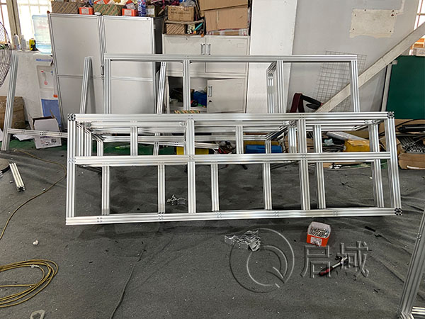 雙槽鋁材設備架子